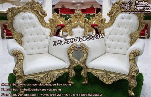 Fancy Bride And Groom Wedding Throne