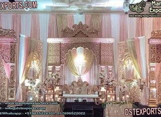 Grand Wedding Rajawada Reception Stage Grand Wedding Rajawada Reception Stage