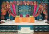 New Mehandi Stage Setup With Candle Wall New Mehandi Stage Setup With Candle Wall