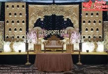 Royal Wedding Golden Jharokha Stage Royal Wedding Golden Jharokha Stage