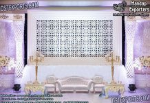 Wedding Stage Dreamy White Frame Setup Wedding Stage Dreamy White Frame Setup