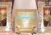 Modern Wedding Stage Fiber Back-walls Western Wedding White Fiber Back-Frames