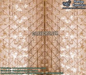 Glamorous Stage Wedding Candle Walls