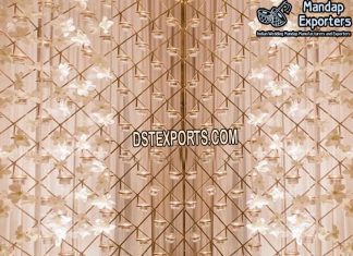 Glamorous Stage Wedding Candle Walls Glamorous Stage Wedding Candle Walls