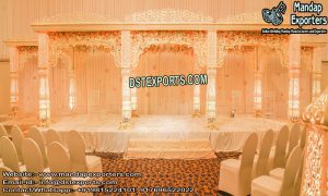 Grand Bollywood Wedding Fiber Mandap