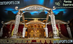 Grand Indian Wedding Mustache Mandap