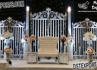 Modern Wedding Back-Stage Gate Frame Modern Wedding Back-Stage Gate Frame