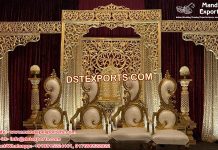 Arabian Wedding Reception Night Stage Arabian Wedding Reception Night Stage