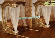 Golden Open Style Bridal Doli/Palanquins Golden Open Style Bridal Doli/Palanquins