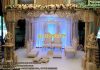 Indian Wedding Triple Pillar Wood Mandap Indian Wedding Triple Pillar Wood Mandap