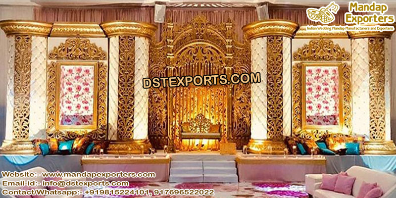 Luxurious Canadian Wedding Golden Stage 