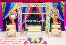 Pakistani Wedding Mehndi Theme Stage Pakistani Wedding Mehndi Theme Stage