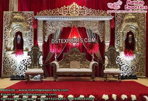 Stunning Muslim Walima Stage Decorations