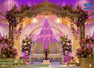 Attractive Wooden Mandap For Gujarati Wedding Attractive Wooden Mandap For Gujarati Wedding