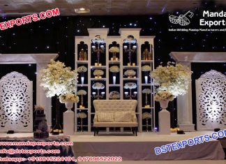 Glorious Asian Wedding Back Stage Decor Glorious Asian Wedding Back Stage Decor