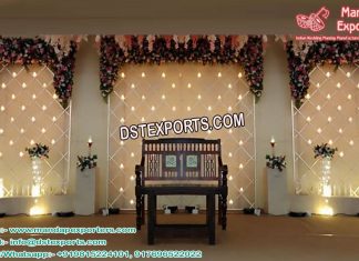 Stylish Wedding Candle wall for Stage Stylish Wedding Candle wall for Stage