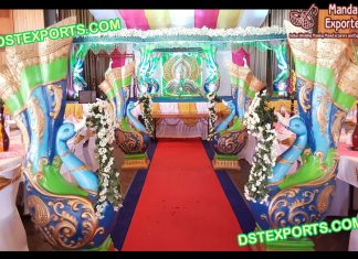 Wedding Peacock style Entrance Decoration Wedding Peacock style Entrance Decoration