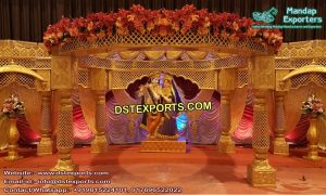 Traditional Radha Krishan Wedding Mandap