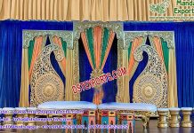 Asian Sangeet Stage Paisley Decoration USA Asian Sangeet Stage Paisley Decoration USA