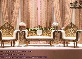 Designer Metal Carved Wedding Furniture USA Designer Metal Carved Wedding Furniture USA