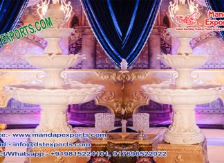 White Fiber Fountain for Wedding Decoration White Fiber Fountain for Wedding Decoration