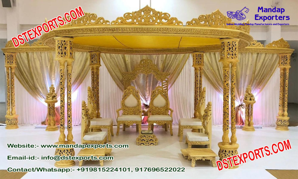 Hindu Wedding Triple Pole Mandap Germany