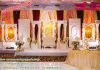 Modern Wedding Stage Back-frame London Modern Wedding Stage Back-frame London