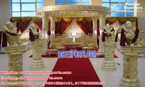 Latest Fiber Crystal Wedding Mandap California