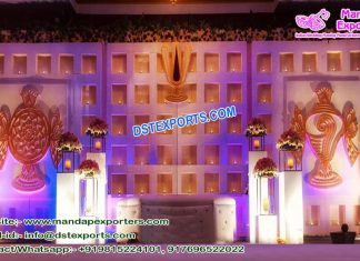 Asian Wedding Stage Candle Back-Walls Asian Wedding Stage Candle Back-Walls