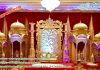 Grand Wedding Golden Fiber Stage England Grand Wedding Golden Fiber Stage England