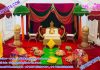 Mehndi Setup With Decorated Umbrellas Mehndi Setup with decorated Umbrellas
