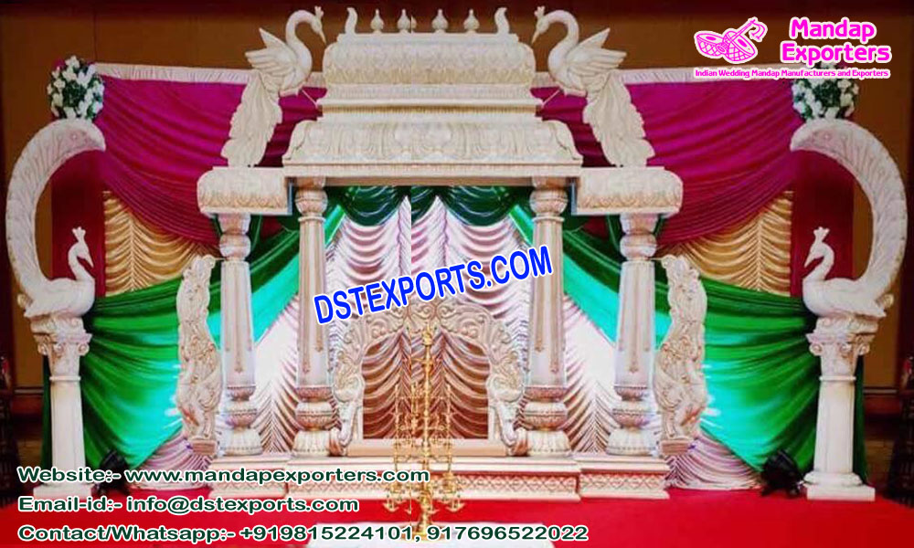 Royal Srilankan Wedding Manavari Mandap