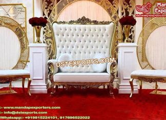 Royal Wedding High Back Couch Sofa