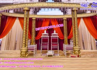 Special Wedding Triple Pole Mandap Germany Special Wedding Triple Pole Mandap Germany