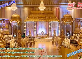 Top Manavarai Golden Mandap/Stage USA Top Manavarai Golden Mandap Stage USA