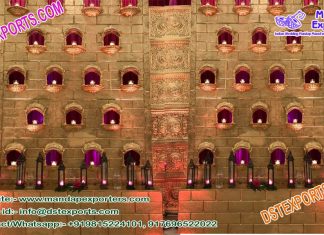 Wedding Event Fiber Jhrokha Candle Back-Walls Wedding Event Fiber Jhrokha Candle Back-Walls