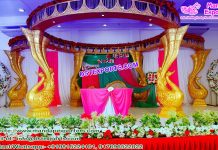 Wedding Fiber Peacock Mandap USA Wedding Fiber Peacock Mandap USA