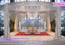 Elegance Hindu Wedding Fiber Mandap Decoration Elegance Hindu Wedding Fiber Mandap Decoration