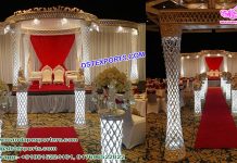 Impressive Wedding Crystal Plazzo Mandap USA Impressive Wedding Crystal Plazzo Mandap USA