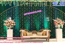 Stunning Wedding Half Moon Candle Wall Stunning Wedding Half Moon Candle Wall