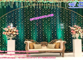 Stunning Wedding Half Moon Candle Wall Stunning Wedding Half Moon Candle Wall