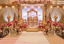 Trendy Wedding Triple Pole FRP Mandap