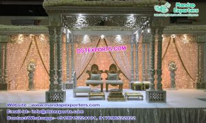 Wedding Triple Pillar Raj Mahal Mandap USA