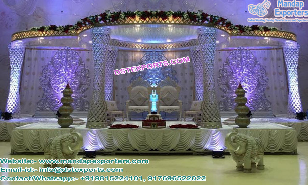 Best Wedding Diamond Palazzo Mandap USA