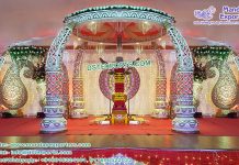 Designer Elephant Tusk Wedding Mandap Singapore Designer Elephant Tusk Wedding Mandap Singapore