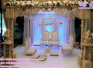 Indian Wedding Square Wooden Craft Mandap UK Indian Wedding Square Wooden Craft Mandap UK
