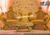 Latest Wedding Maharaja Chair Set