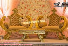 Latest Wedding Maharaja Chair Set