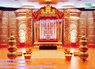 Modern South Indian Wedding Manavarai Stage Modern South Indian Wedding Manavarai Stage