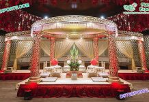 Royal Golden Carved Fiber Wedding Mandap Royal Golden Carved Fiber Wedding Mandap